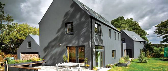 passive construction window home