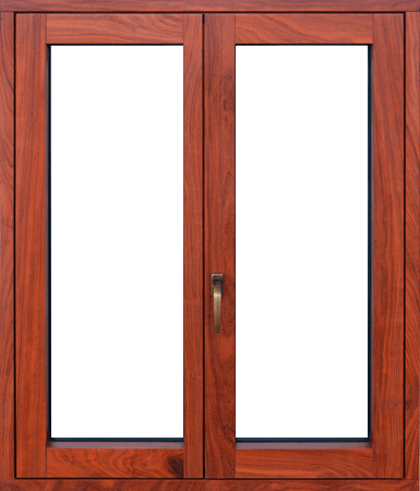Wood aluminum ultra therm window