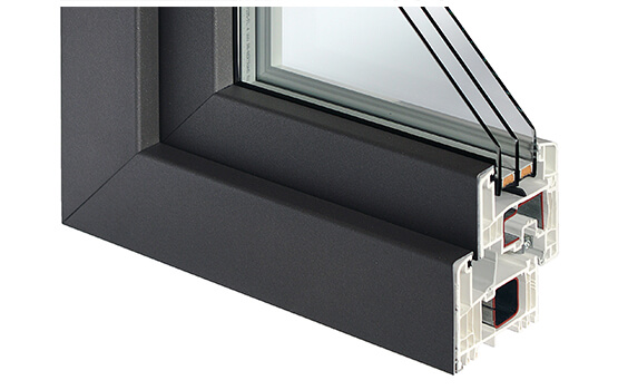 Kombisystem Aluminum PVC Aluminum WIndows